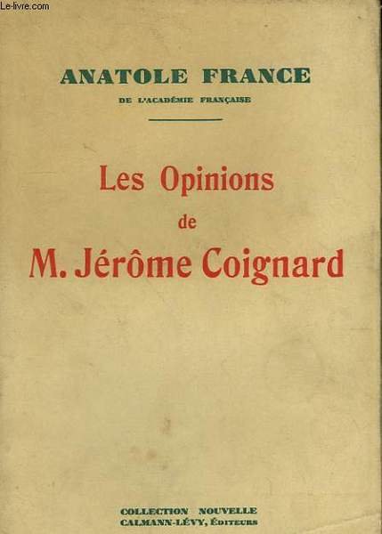 LES OPINIONS DE M. JEROME COIGNARD. | Immagine principale