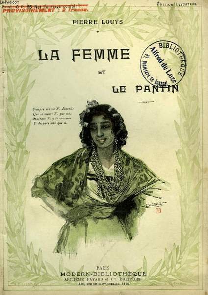 LA FEMME ET LE PANTIN. COLLECTION MODERN BIBLIOTHEQUE.