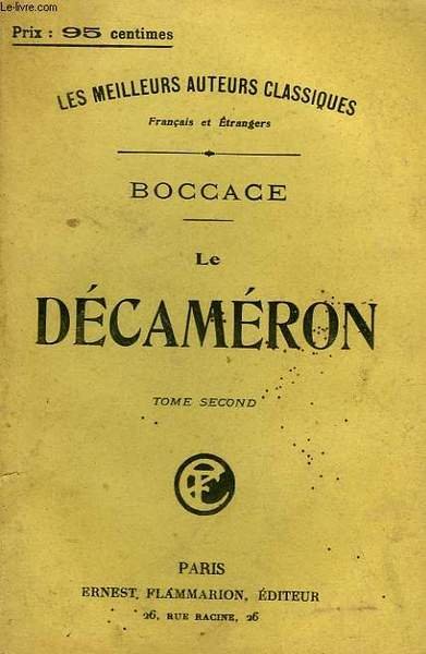 LE DECAMERON. TOME 2.