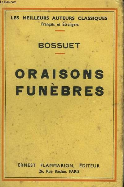 ORAISONS FUNEBRES.