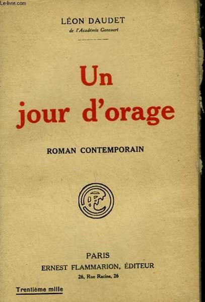 UN JOUR D'ORAGE.