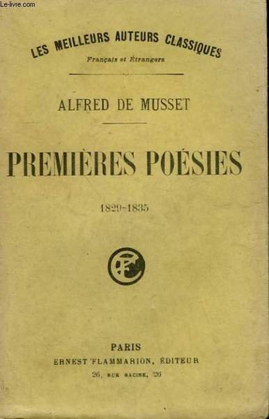 PREMIERES POESIES. 1829 -1835.