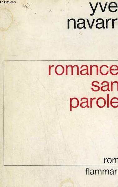 ROMANCES SANS PAROLES.