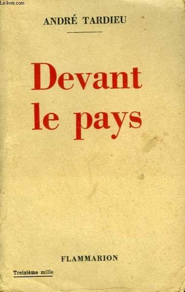DEVANT LE PAYS.