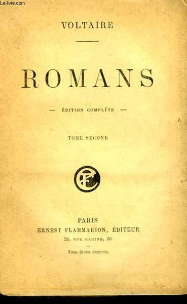 ROMANS. EDITION COMPLETE. TOME 2.