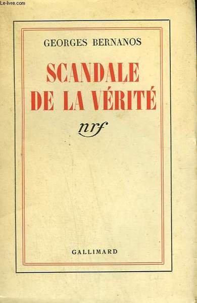 SCANDALE DE LA VERITE.