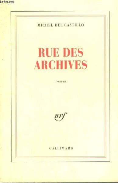 RUE DES ARCHIVES.