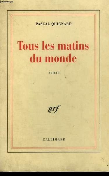 TOUS LES MATINS DU MONDE.