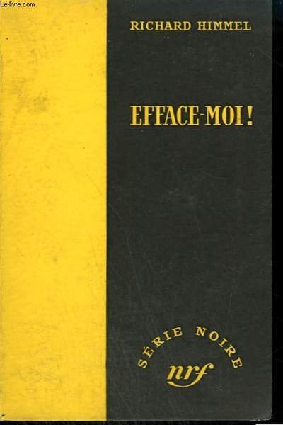 EFFACE-MOI ! ( TWO DEATHS MUST DIE). COLLECTION : SERIE …