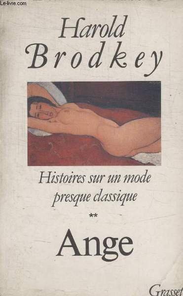 HISTOIRES SUR UN MODE PRESQUE CLASSIQUE. ANGE. | Immagine principale
