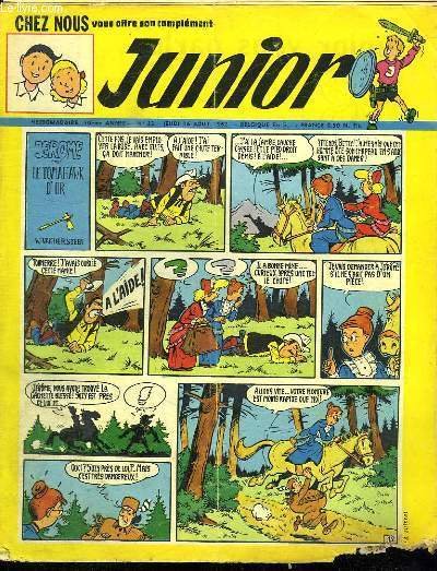 JUNIOR N° 33. 16 AOUT 1962. JEROME DANS LE TOMAHAWK …