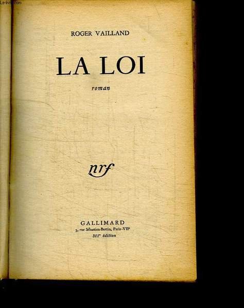 LA LOI.