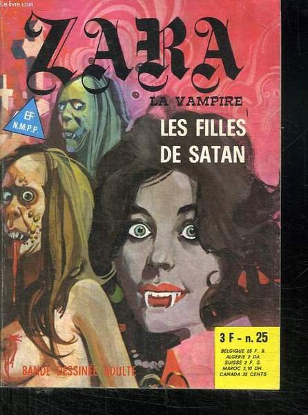 ZARA LA VAMPIRE N° 25. LES FILLES DE SATAN. BANDE …