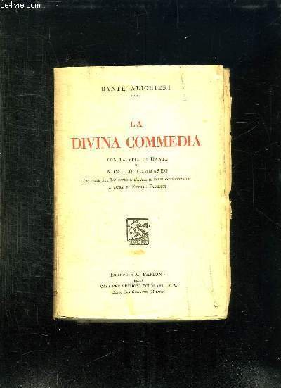 LA DIVINA COMMEDIA. TEXTE EN ITALIEN.