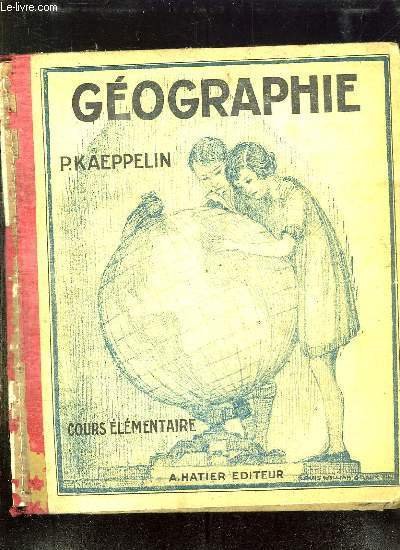 GEOGRAPHIE. COURS ELEMENTAIRE.