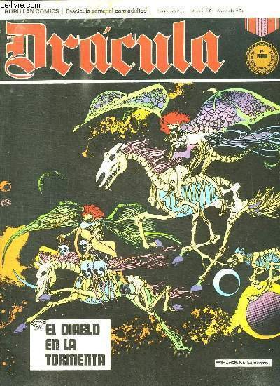 DRACULA N° 14. EL DIABLO EN LA TORMENTA. TEXTE EN ESPAGNOL. BANDE DESSINEE POUR ADULTES.