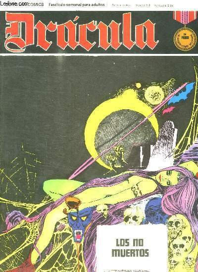 DRACULA N° 17. LOS NO MUERTOS. TEXTE EN ESPAGNOL. BANDE DESSINEE POUR ADULTES.