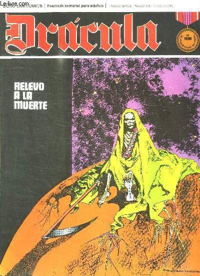 DRACULA N° 23. RELEVO A LA MUERTE. TEXTE EN ESPAGNOL. BANDE DESSINEE POUR ADULTES.