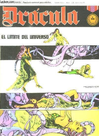 DRACULA N° 24. EL LIMITE DEL UNIVERSO. TEXTE EN ESPAGNOL. BANDE DESSINEE POUR ADULTES.