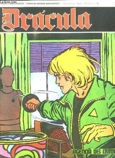 DRACULA N° 27. AGENCIA DEL CRIMEN. TEXTE EN ESPAGNOL. BANDE DESSINEE POUR ADULTES.