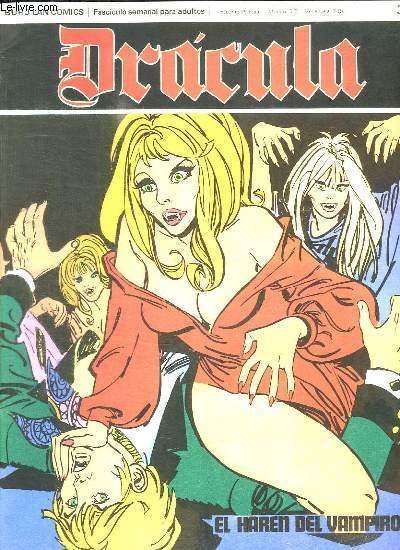 DRACULA N° 37 EL HAREN DEL VAMPIRO. TEXTE EN ESPAGNOL. BANDE DESSINEE POUR ADULTES.