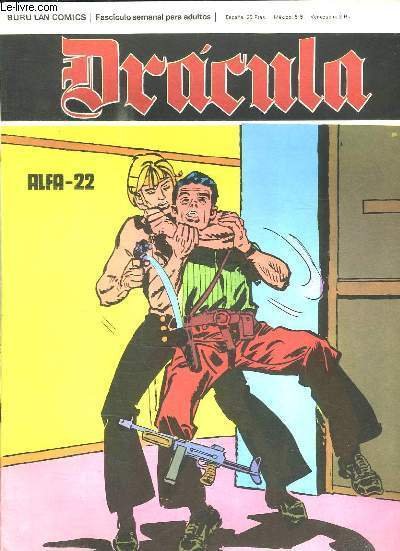 DRACULA N° 39. ALFA 22. TEXTE EN ESPAGNOL. BANDE DESSINEE POUR ADULTES.