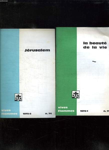 VIVES FLAMMES DU N° 73 AU N° 78. ANNEE 1972. … | Immagine principale
