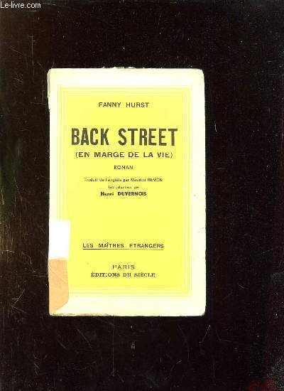 BACK STREET. EN MARGE DE LA VIE. | Immagine principale