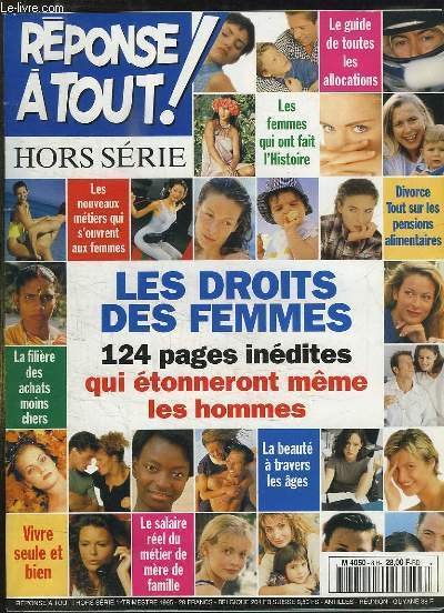 REPONSE A TOUT HORS SERIE. LES DROITS DES FEMMES. QUI … | Immagine principale