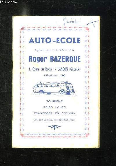 AUTO ECOLE. TOURISME, POIDS LOURD, TRANSPORT EN COMMUN. | Immagine principale