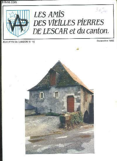 BULLETIN DE LIAISON N° 10 DECEMBRE 1992. LES MAIS DES …