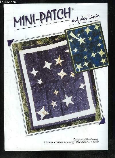 MINI PATCH AND DER LINIE. TEXTE EN ALLEMAND.