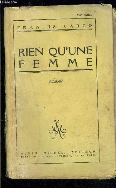 RIEN QU UNE FEMME