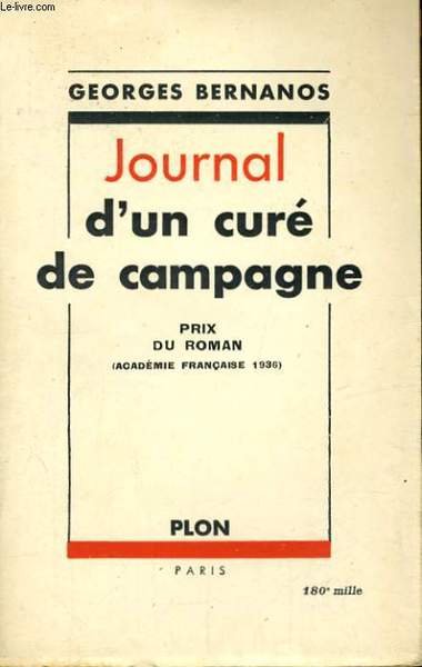 JOURNAL D'UN CURE DE CAMPAGNE