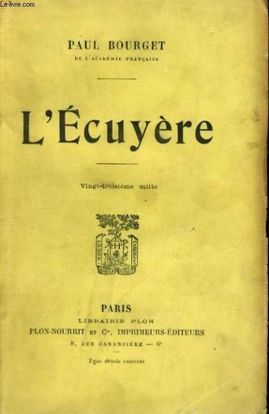 L'ECUYERE