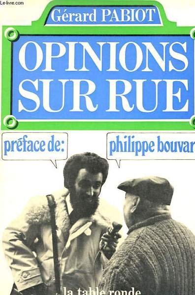 OPINIONS SUR LA RUE | Immagine principale