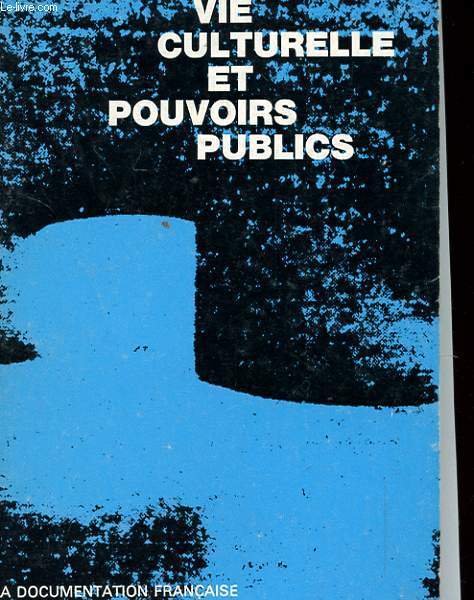 VIE CULTURELLE ET POUVOIRS PUBLICS | Immagine principale