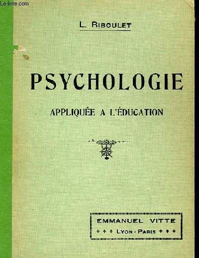 MANUEL DE PSYCHOLOGIE appliqu�e a l'�ducation | Immagine principale
