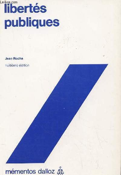 LIBERTES PUBLIQUES 8�me �ditions | Immagine principale
