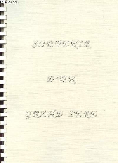 SOUVENIR D'UN GRAND PERE | Immagine principale