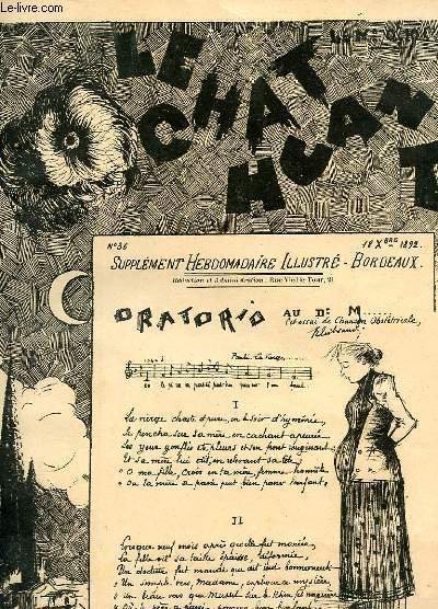 LE CHAT HUANT n�36 suppl�ment hebdomadaire Illustr� Bordeaux (extrait d'ouvrage …