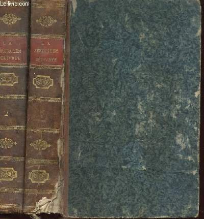 EN 2 TOMES: LA JERUSALEM DELIVREE. EN VERS FRANCAIS