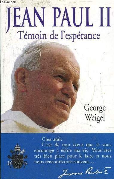 JEAN PAUL - II TEMOIN DE L'ESPERANCE