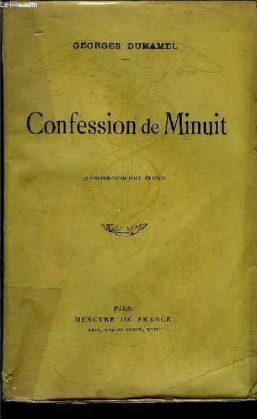 CONFESSION DE MINUIT