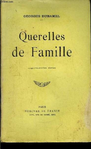 QUERELLES DE FAMILLE