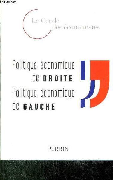 POLITIQUE ECONOMIQUE DE DROITE - POLITIQUE ECONOMIQUE DE GAUCHE