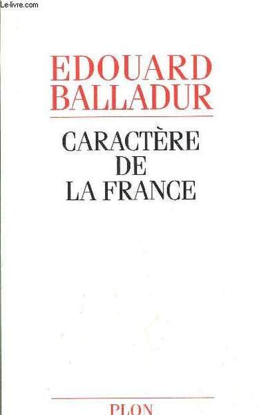 CARACTERE DE LA FRANCE