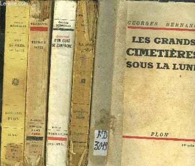 LOT DE 5 LIVRES : Titres en notice / Sommaire …