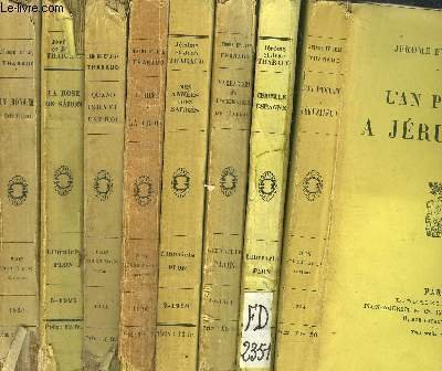 LOT DE 8 LIVRES : SOMMAIRTES DES TITRES EN NOTICE dont : Sommaires des titres : L'an prochain � Jerusalem ! - Cruelle Espagne - Marrakech ou les seigneurs de l'atlas - Mes ann�es chez Barres - L'ombre de la croix - Quand Isra�l est roi -.