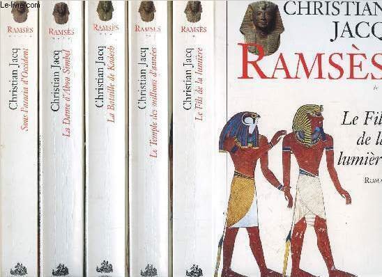 RAMSES- 5 VOLUMES - TOMES I+II+III+IV+V - LE FILS DE …